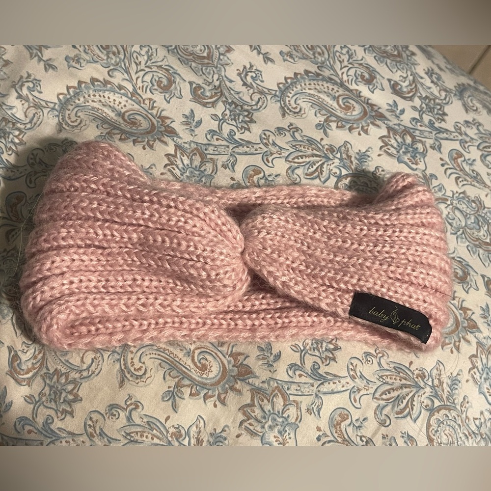Baby Phat Pink Knit Headband
